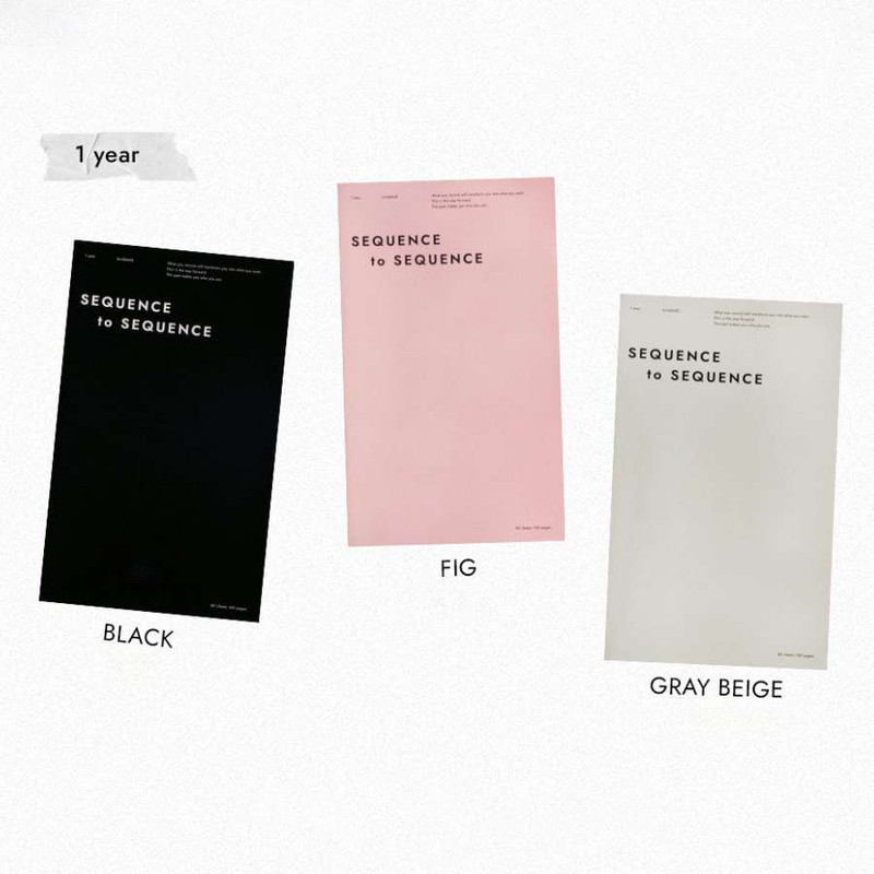 Sequence To Sequence Dateless Weekly Planner