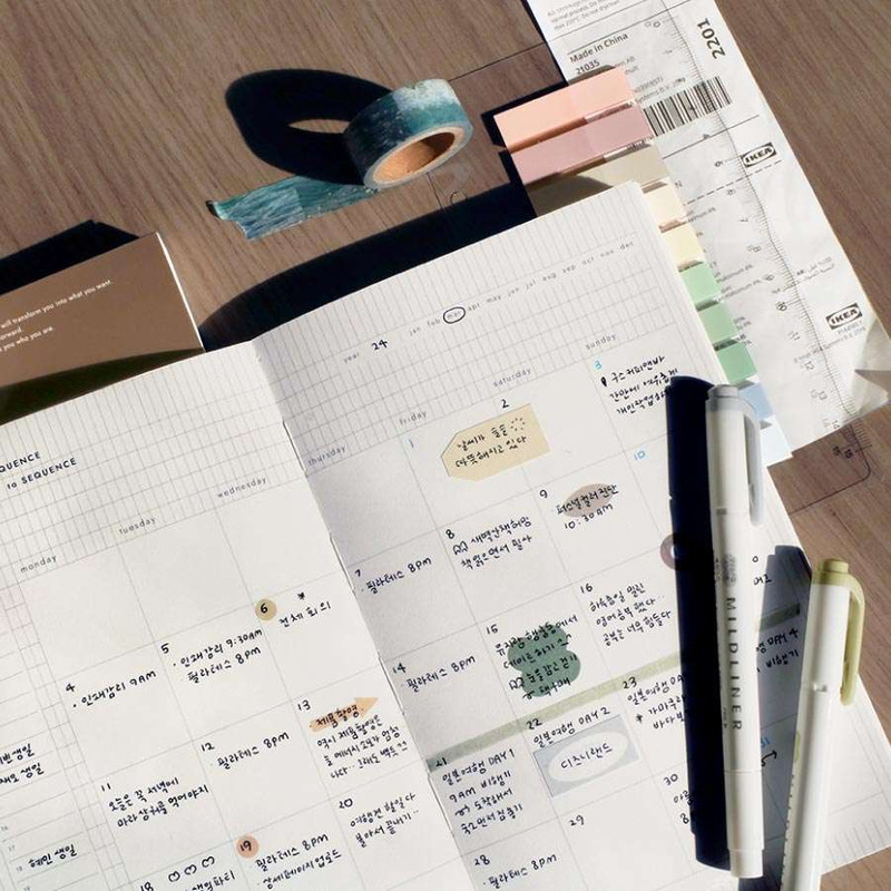 Sequence To Sequence Dateless Weekly Planner