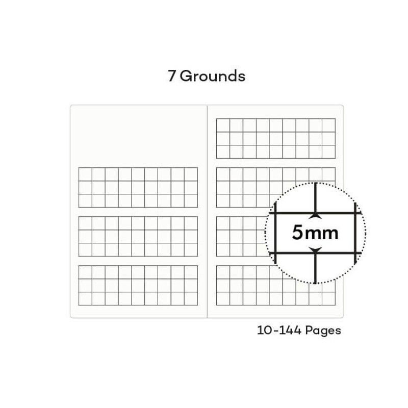 7 ground - SOSOMOONGOO Digging A5 Dateless Weekly Diary 7 ground - SOSOMOONGOO Digging A5 Dateless Weekly Diary