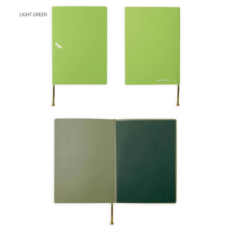 light green - SOSOMOONGOO Digging A5 Dateless Weekly Diary light green - SOSOMOONGOO Digging A5 Dateless Weekly Diary