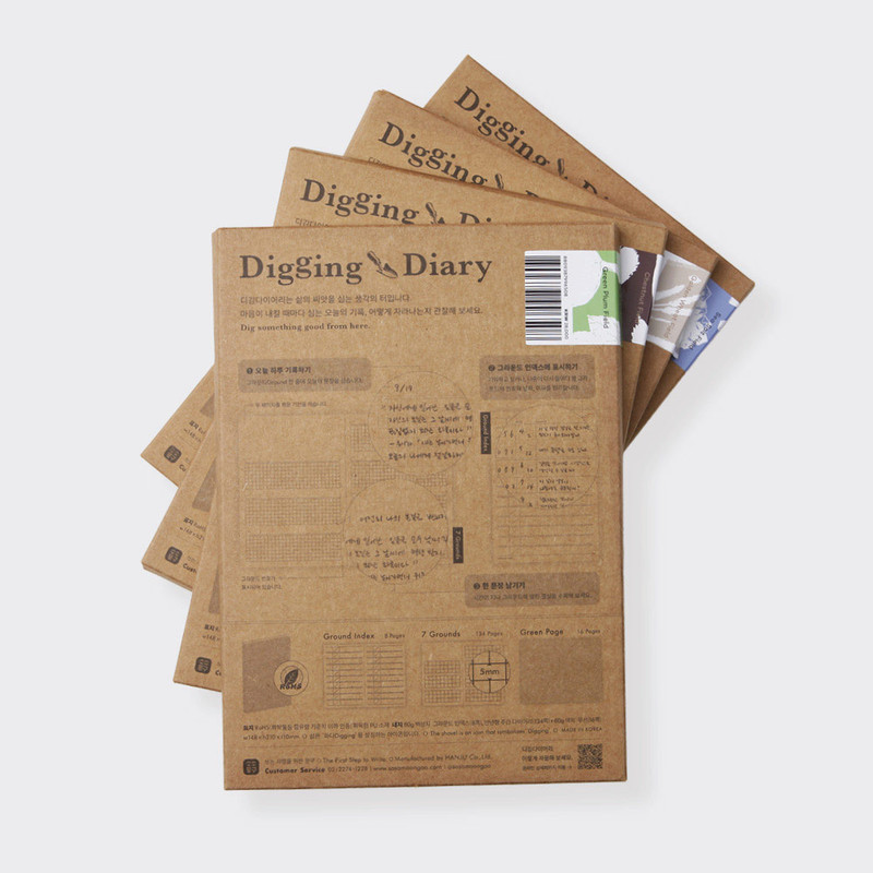 package - SOSOMOONGOO Digging A5 Dateless Weekly Diary package - SOSOMOONGOO Digging A5 Dateless Weekly Diary