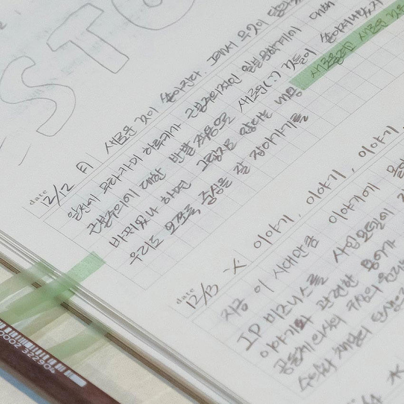 7 ground - SOSOMOONGOO Digging A5 Dateless Weekly Diary 7 ground - SOSOMOONGOO Digging A5 Dateless Weekly Diary