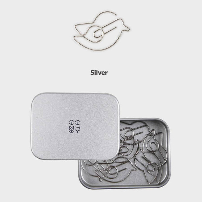 silver - SOSOMOONGOO Moondeok Steel Clip Set