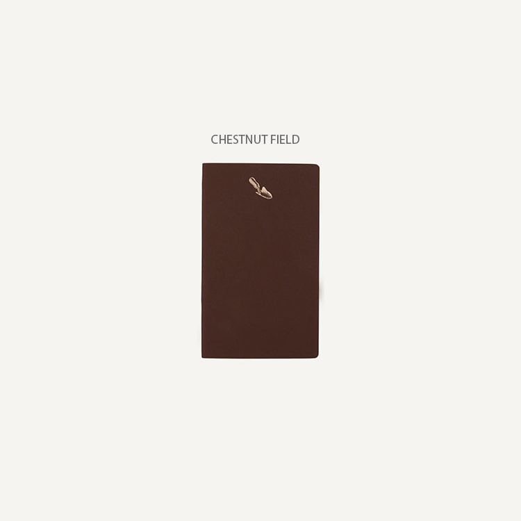 chestnut field - SOSOMOONGOO Digging Small Grid Notebook