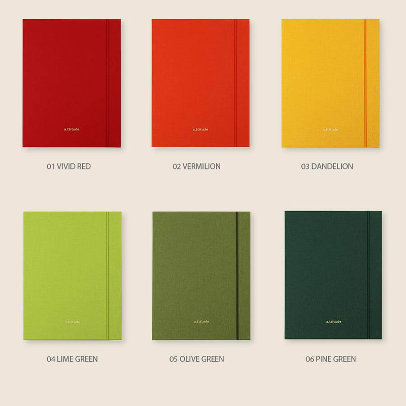 color - Paperian Attitude 6-ring A5 Binder Cover