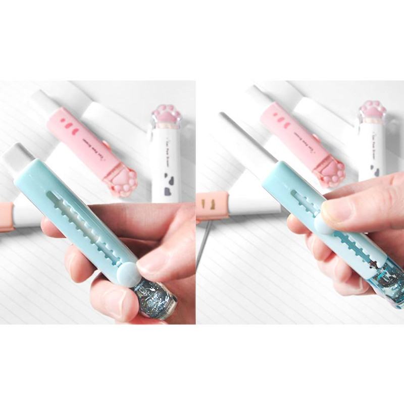 how to use of 2Young Nyang Sliding Retractable Pencil Eraser