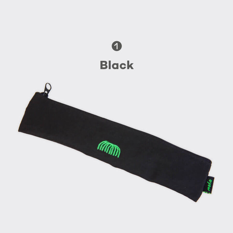 black - SOSOMOONGOO Sojak6 Journey Of The Two Bunnies Zipper Pencil Case