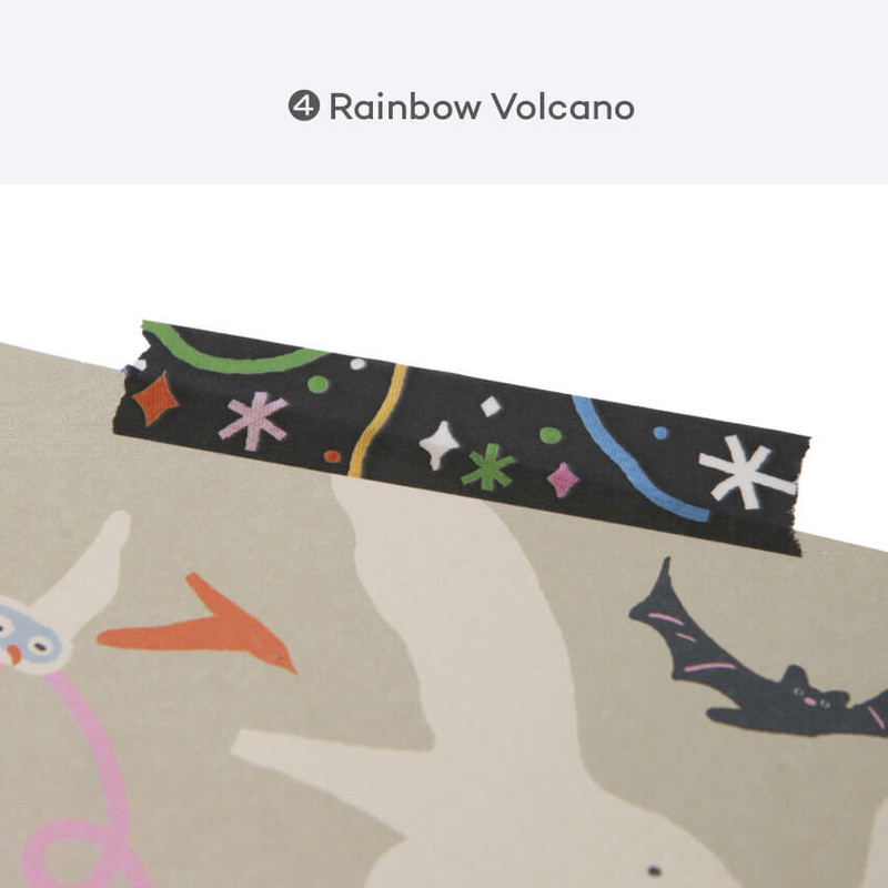 Rainbow volcano - Sojak6 Journey Of The Two Bunnies Masking Tape Rainbow volcano - Sojak6 Journey Of The Two Bunnies Masking Tape