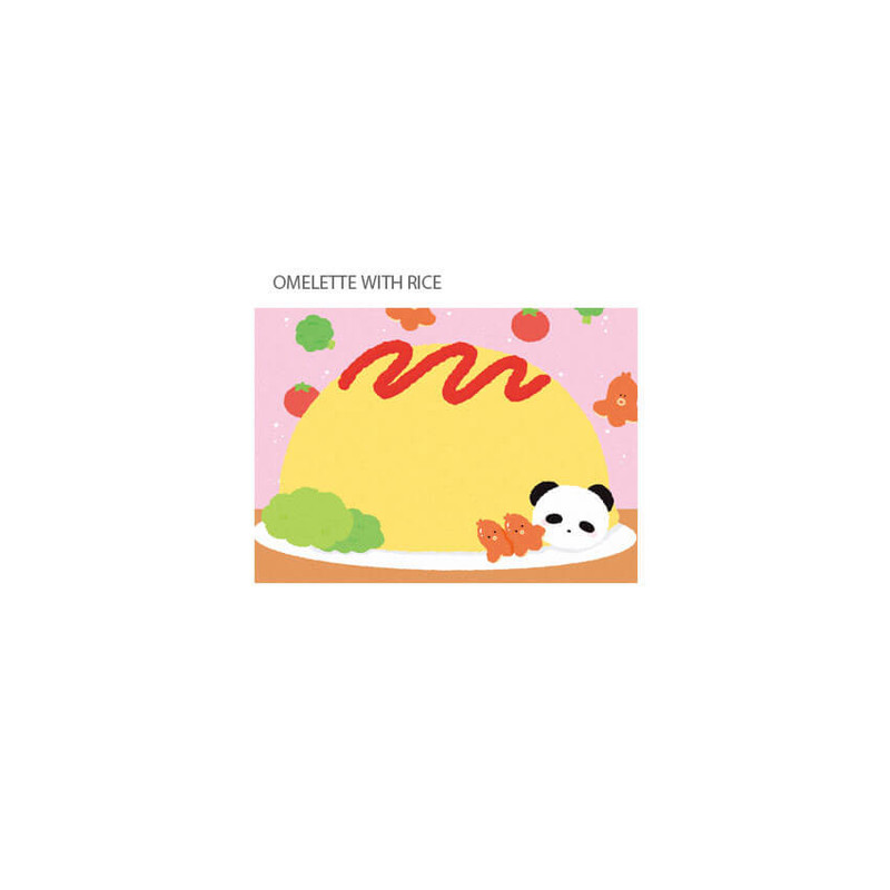 Omelet with rice - Yum Yum Panda Sticky Notes Omelet with rice - Yum Yum Panda Sticky Notes