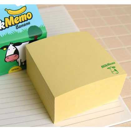 Chachap Hello cow Banana milk memo pad 300 sheets