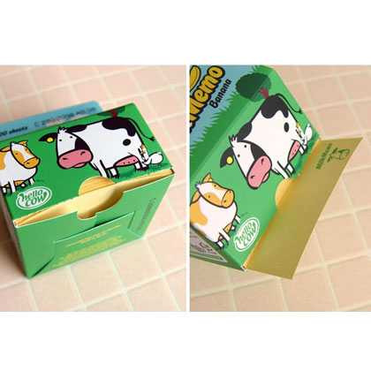 Chachap Hello cow Banana milk memo pad 300 sheets