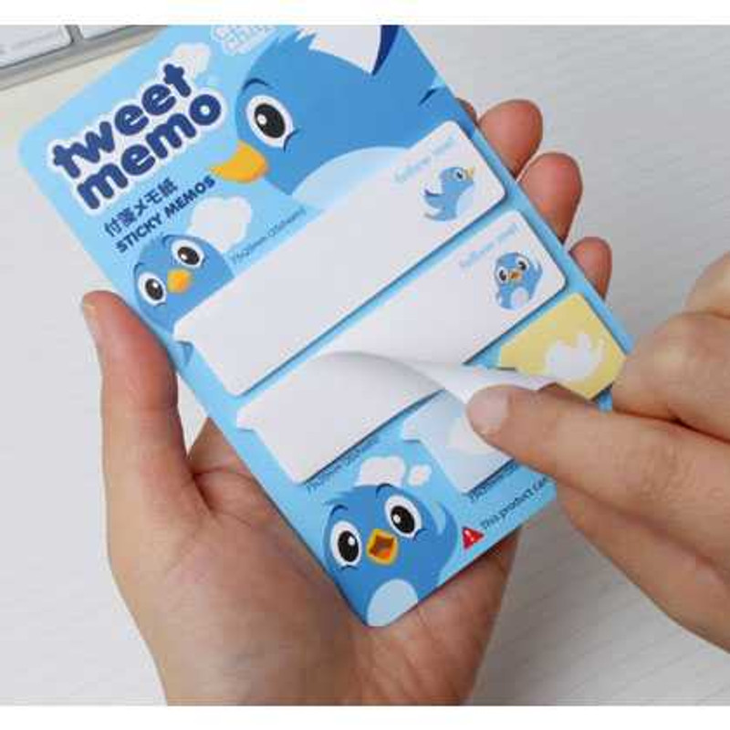 Chachap Tweet memo sticky notes 80 sheets Chachap Tweet memo sticky notes 80 sheets
