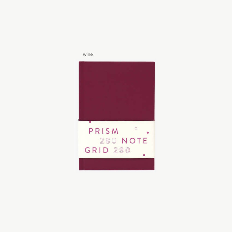 wine - Indigo Prism 280 Hardcover Grid Notebook V24 wine - Indigo Prism 280 Hardcover Grid Notebook V24