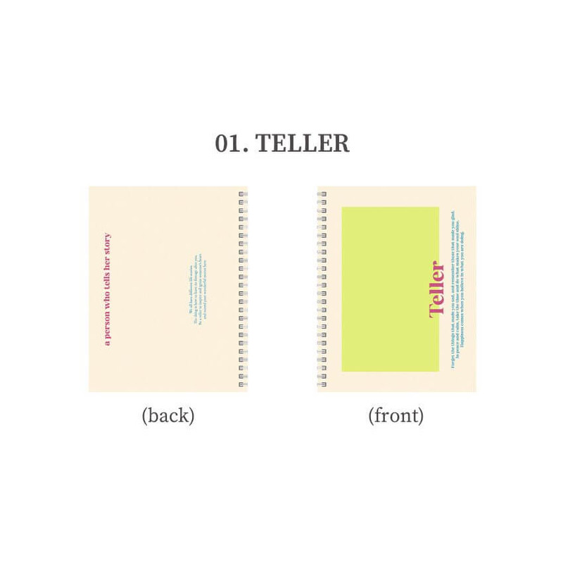 teller - Indigo Storage 6-months Undated Weekly Diary