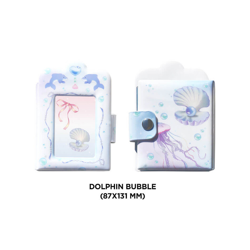 Dolphin bubble - Lover's Instax Mini Photo Album Holder Dolphin bubble - Lover's Instax Mini Photo Album Holder