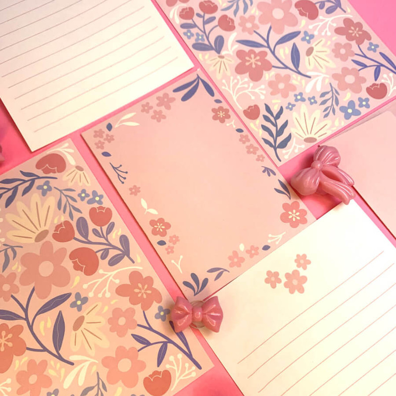 pink - DWON Pattern Letter Set