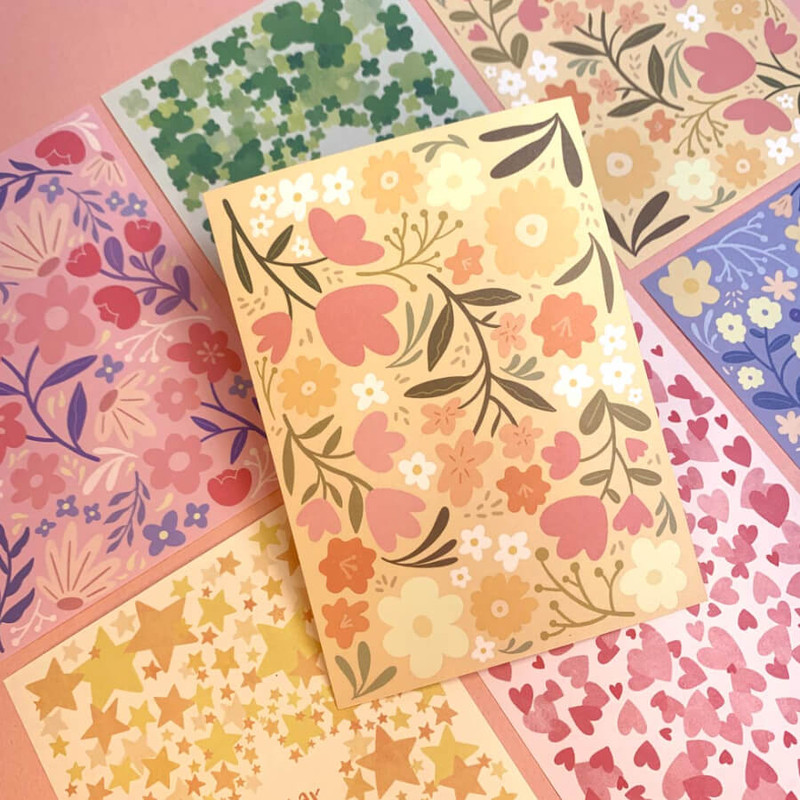 DWON Pattern Letter Set