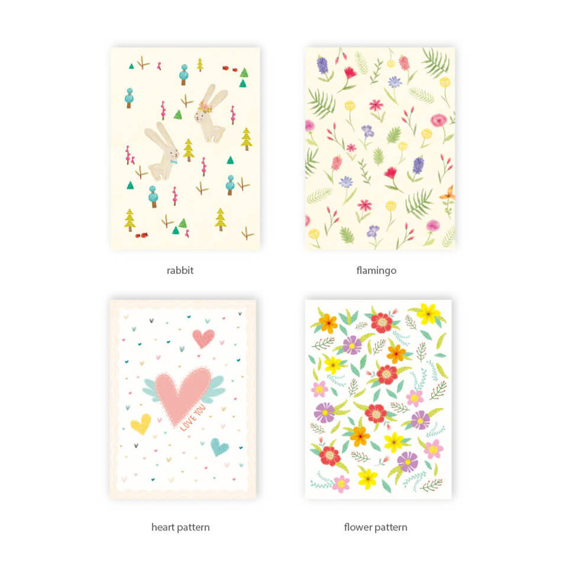 options - DWON Vintage Pattern Letter Set