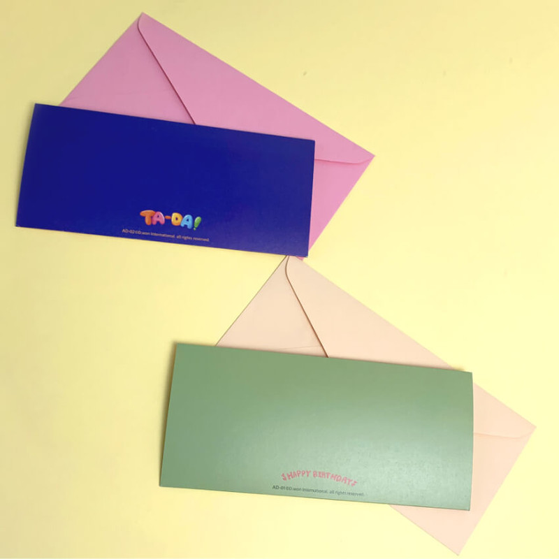 comes with envelope - DWON Congratulation Tri-fold Card Set comes with envelope - DWON Congratulation Tri-fold Card Set