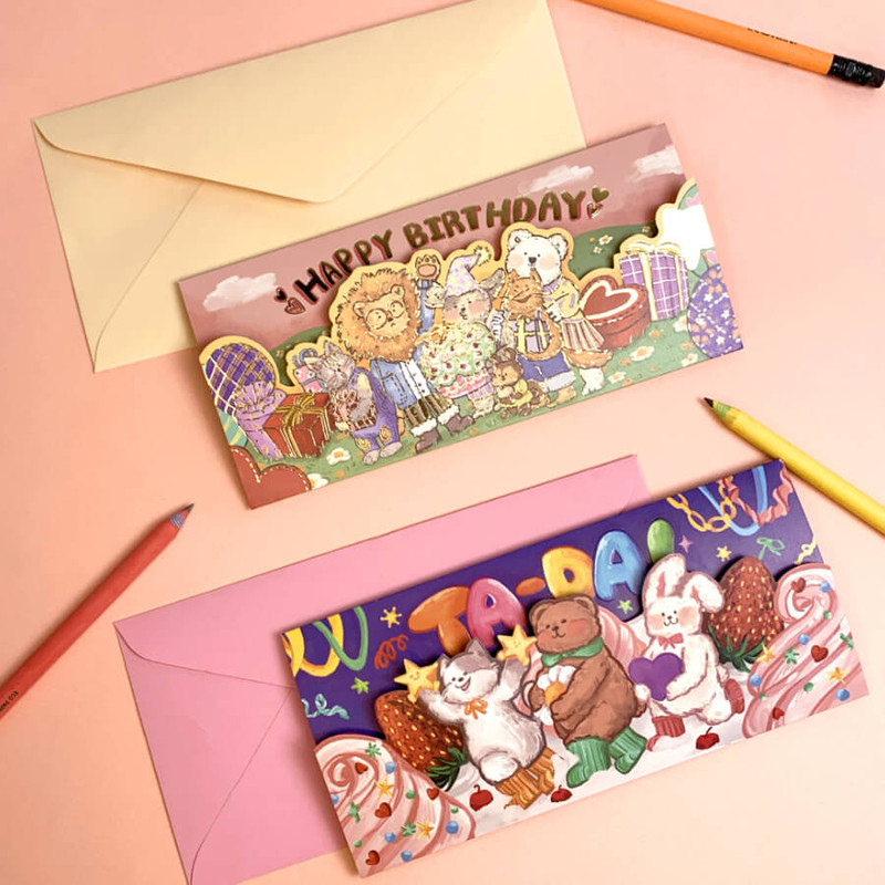 DWON Congratulation Tri-fold Card Set DWON Congratulation Tri-fold Card Set