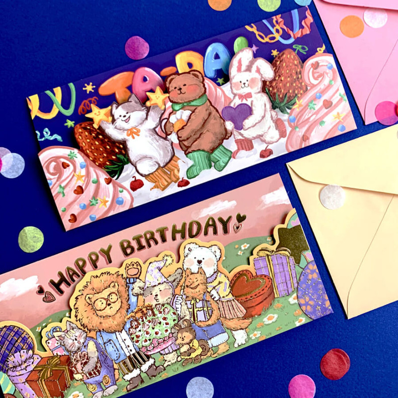 DWON Congratulation Tri-fold Card Set DWON Congratulation Tri-fold Card Set
