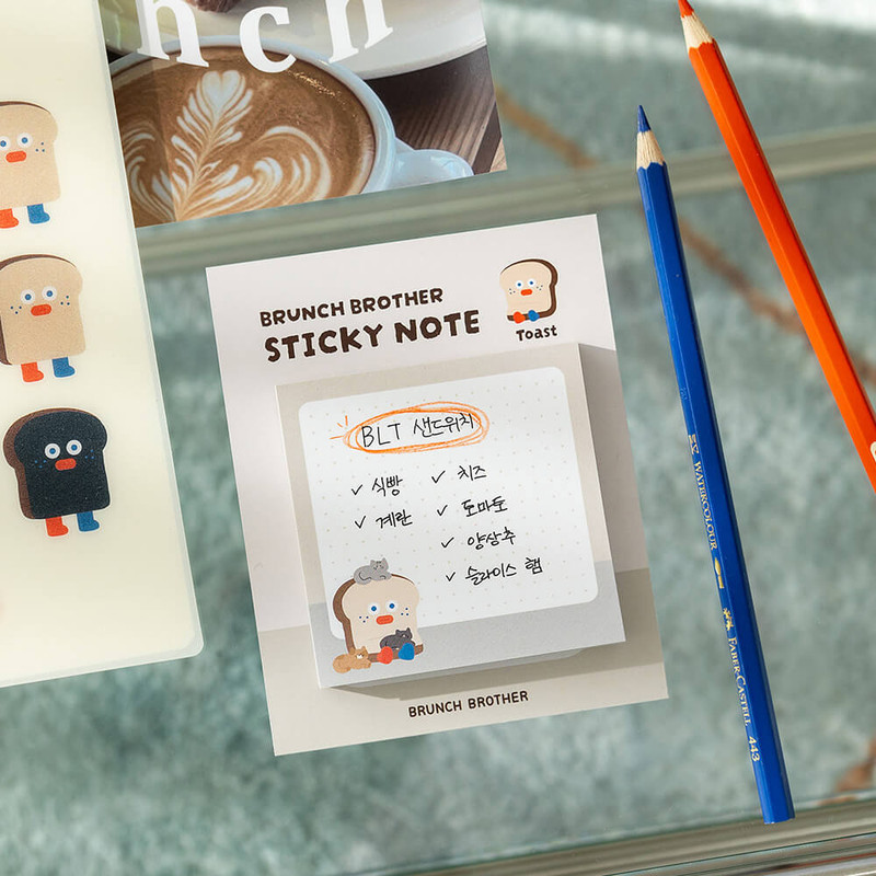 toast cat  - Romane Match Your Style Sticky Notes toast cat  - Romane Match Your Style Sticky Notes