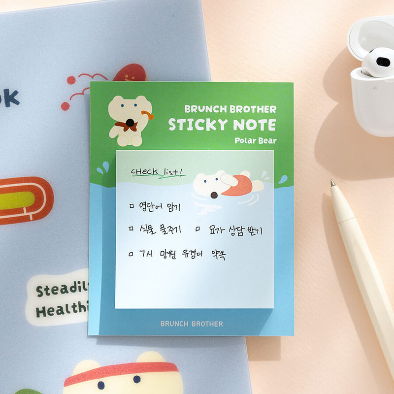 polar bear swim - Romane Match Your Style Sticky Notes polar bear swim - Romane Match Your Style Sticky Notes