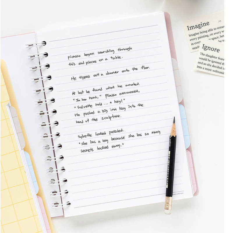 usage example of Romane Brunch Brother A5 PP Cover Lined Blank Notebook