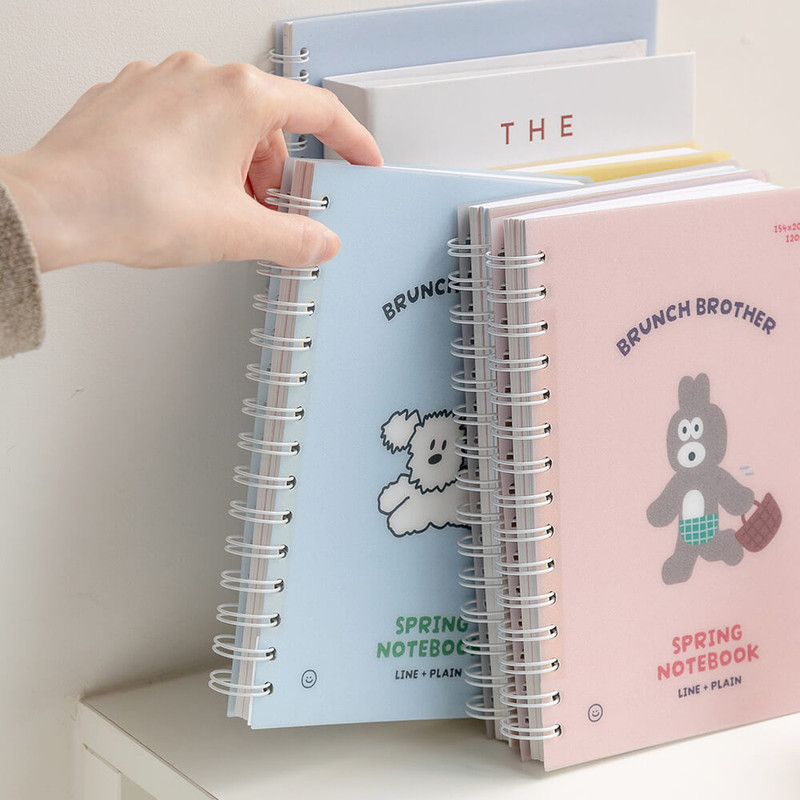 Romane Brunch Brother A5 PP Cover Lined Blank Notebook