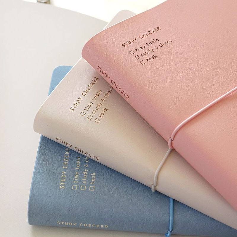 band closure - Indigo Time Checker 6 Months Study Planner