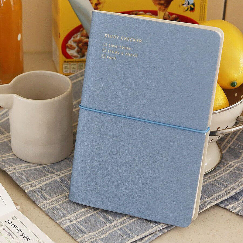 baby blue - Indigo Time Checker 6 Months Study Planner