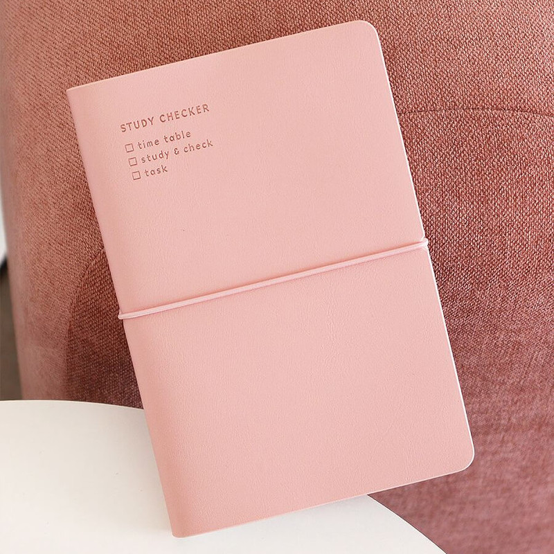 pink - Indigo Time Checker 6 Months Study Planner