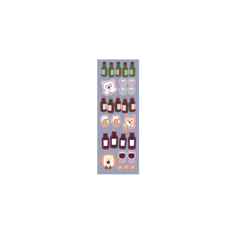 Bonne Journee Ddori House Cheers Sticker Seal