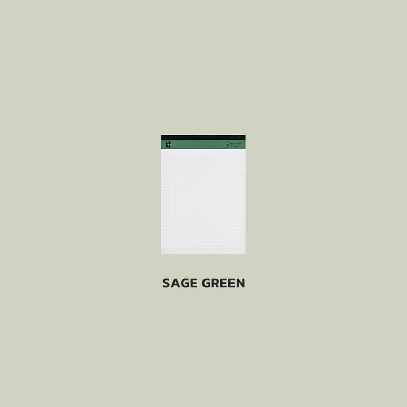 sage green - Lobda B5 Lined Note Pads sage green - Lobda B5 Lined Note Pads