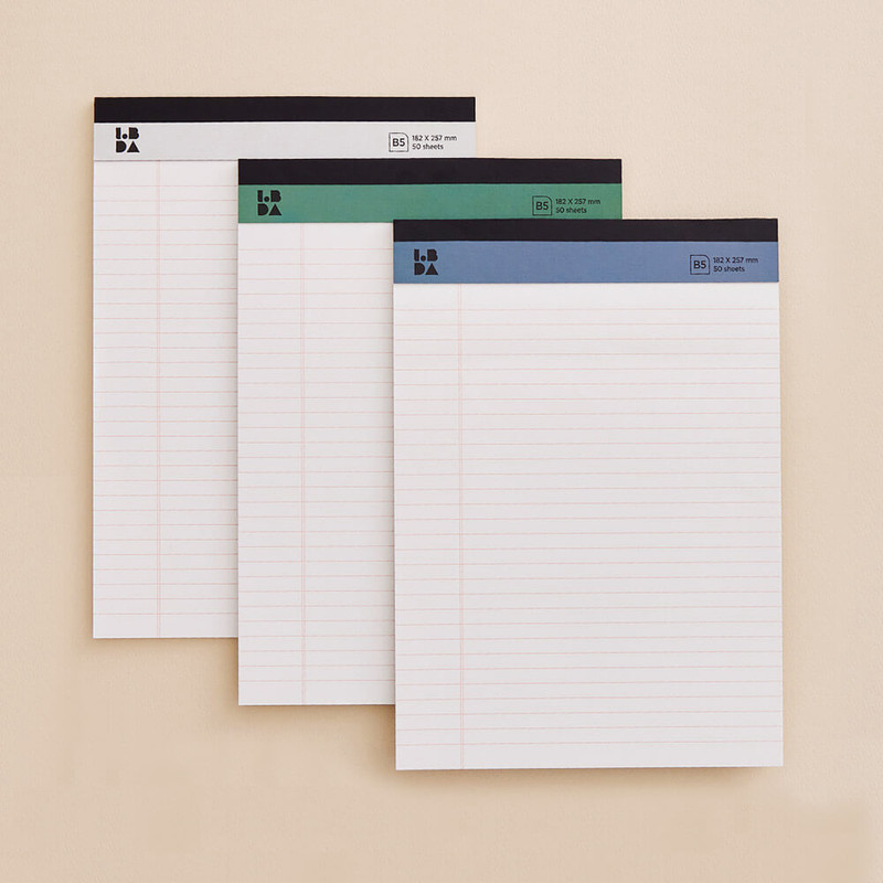 B5 Lined Notepad B5 Lined Notepad