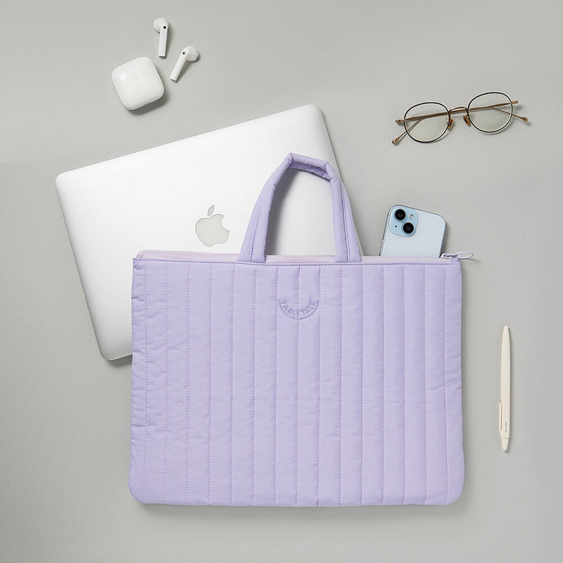 lavender - Antenna Shop Table Talk 13 inch Padded Laptop Bag