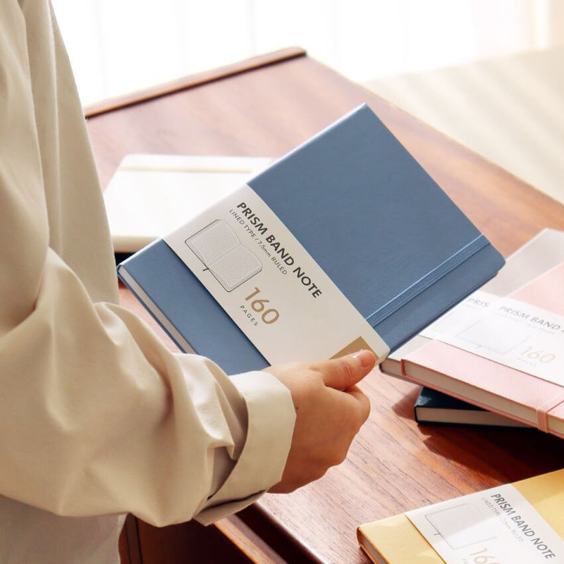 a5 size - Indigo Prism A5 Band 160 Lined Noteboook a5 size - Indigo Prism A5 Band 160 Lined Noteboook