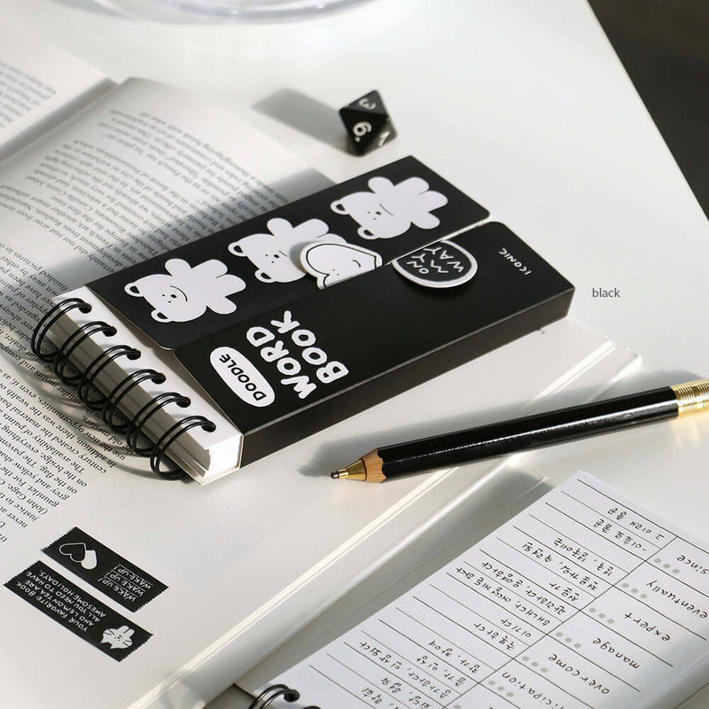 black - Iconic Doodle Word Study Notebook black - Iconic Doodle Word Study Notebook