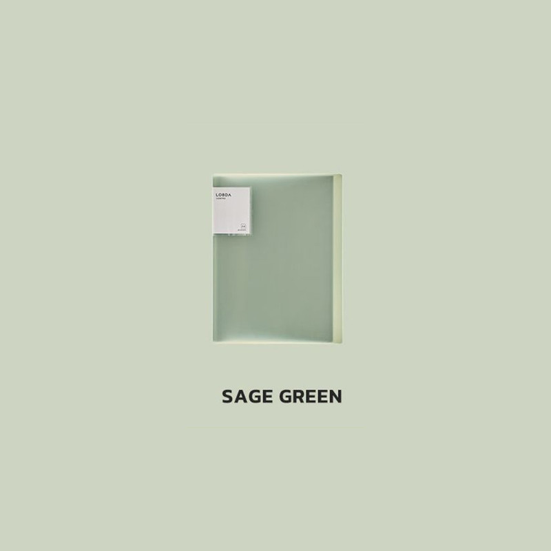 sage green - Make your Lobda A4 Display Book sage green - Make your Lobda A4 Display Book