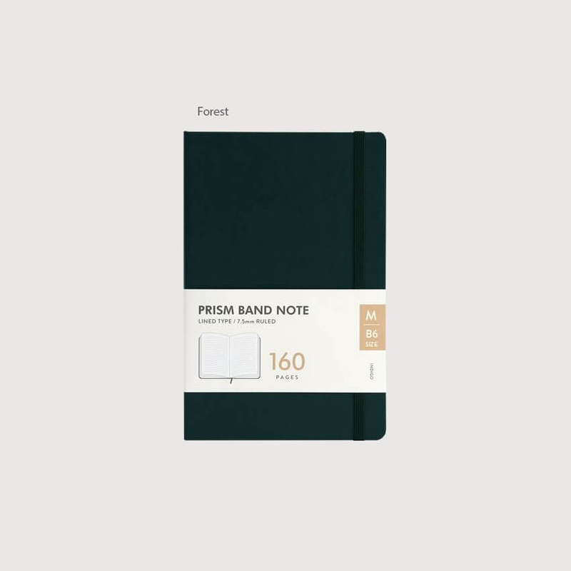 forest - Indigo B6 Band 160 Lined Notebook