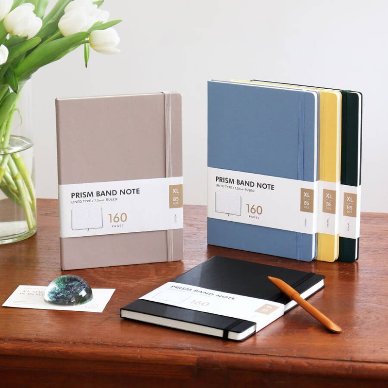 Indigo B5 Band 160 Lined Notebook