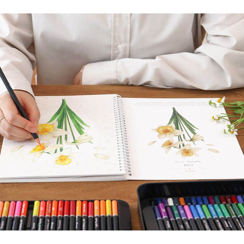 usage example of Indigo Birth Month Flower Adult Coloring Book usage example of Indigo Birth Month Flower Adult Coloring Book