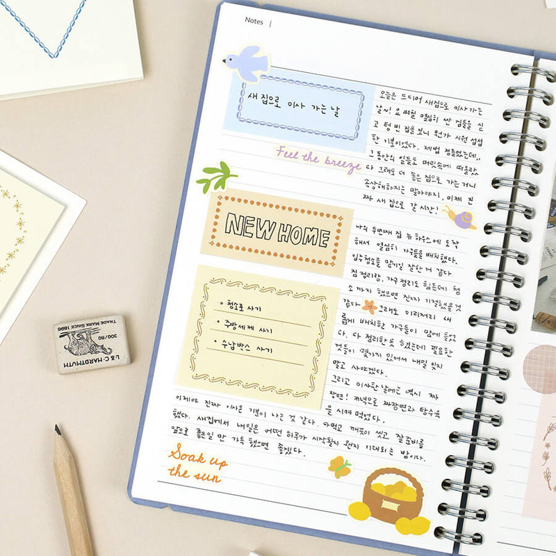 usage example of Paperian L'atelier Sticky Memo Notepad Set usage example of Paperian L'atelier Sticky Memo Notepad Set