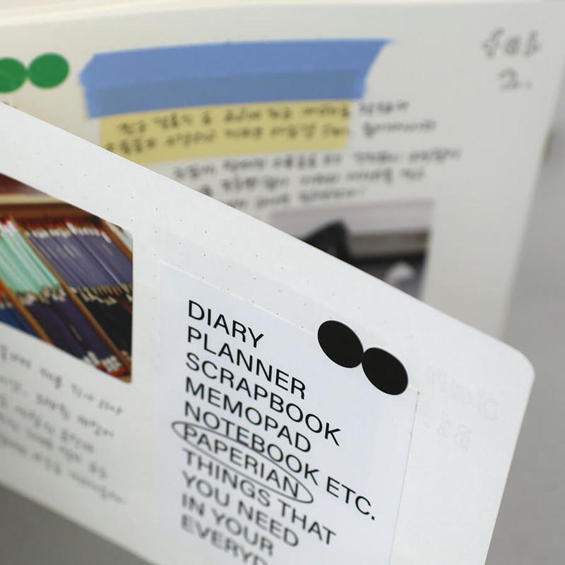 usage example of Paperian Flat Small Dot Grid Notebook