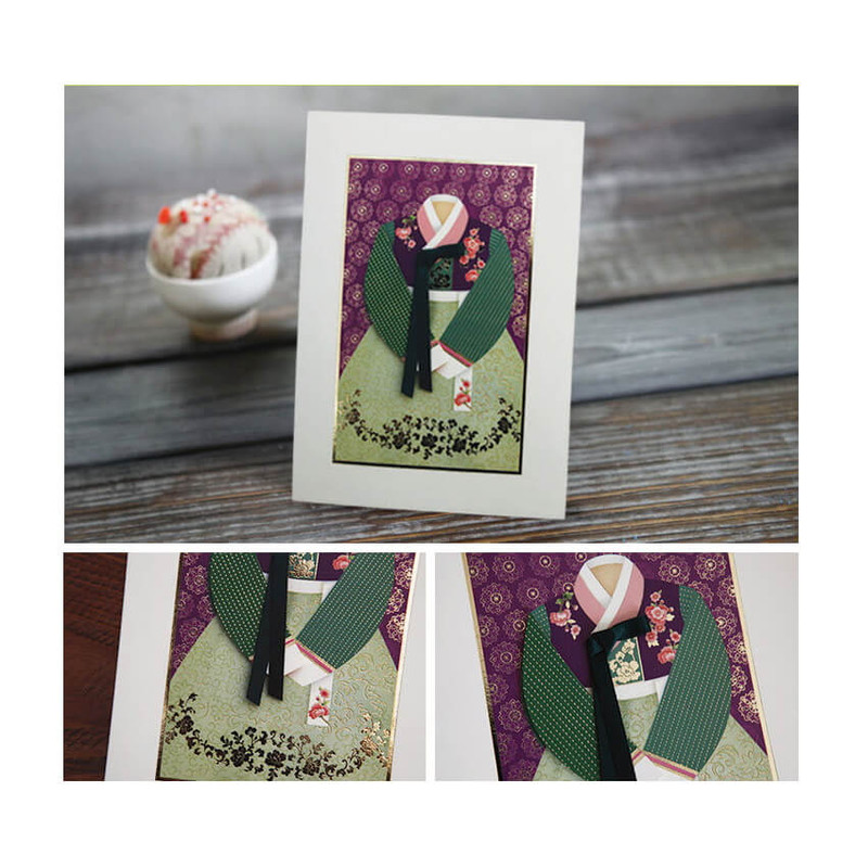 Flower - From&To Korean Traditional Hanbok Card Set