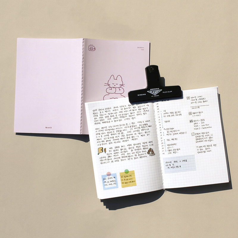 usage example of After The Rain Dum Dum B6 Lined Grid Notebook