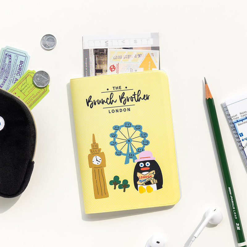 london tour - Romane Brunch Brother London Passport Case london tour - Romane Brunch Brother London Passport Case