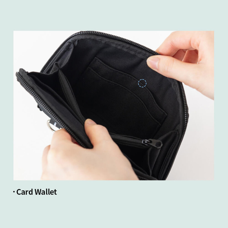 card wallet - Romane Brunch Brother Zipper Passport Case V2