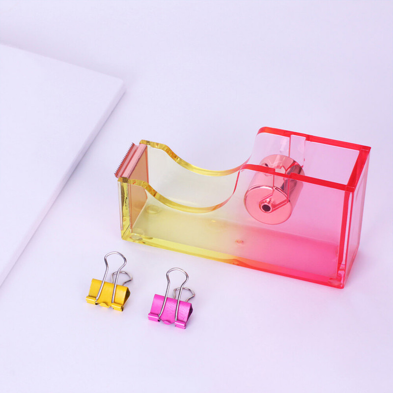 Twilight Gradation Pink-Yellow Tape Dispenser