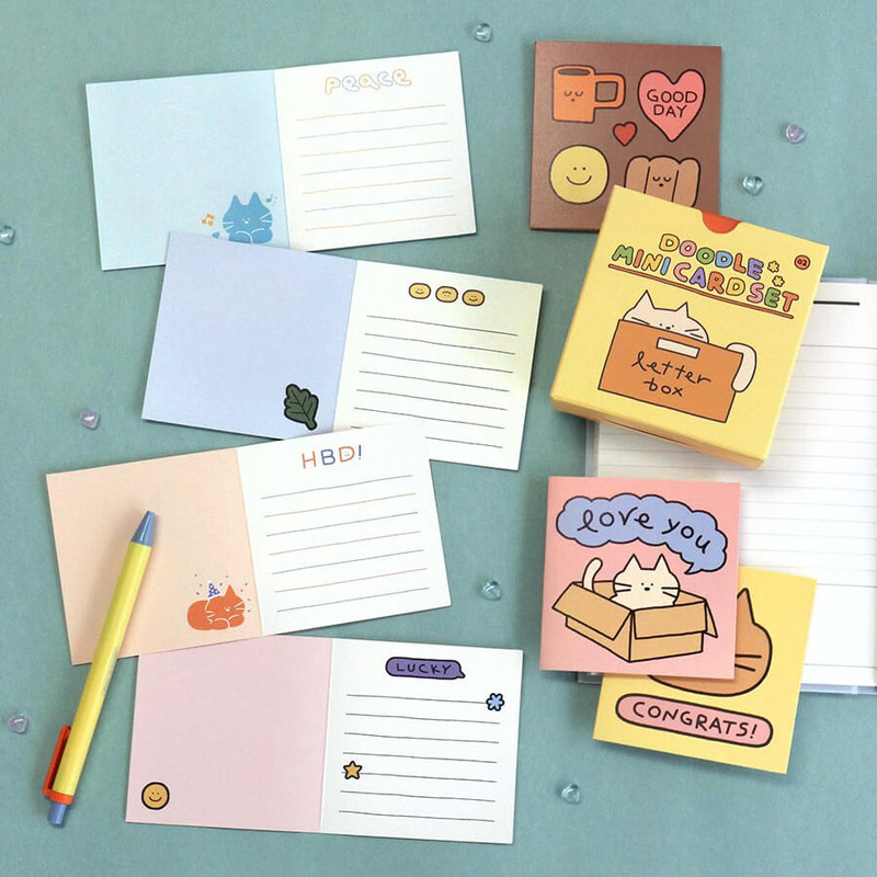 02 - Iconic Doodle Mini Card Set 02 - Iconic Doodle Mini Card Set